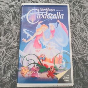 ❤*RARE* Black Diamond Cinderella WALT DISNEY VHS